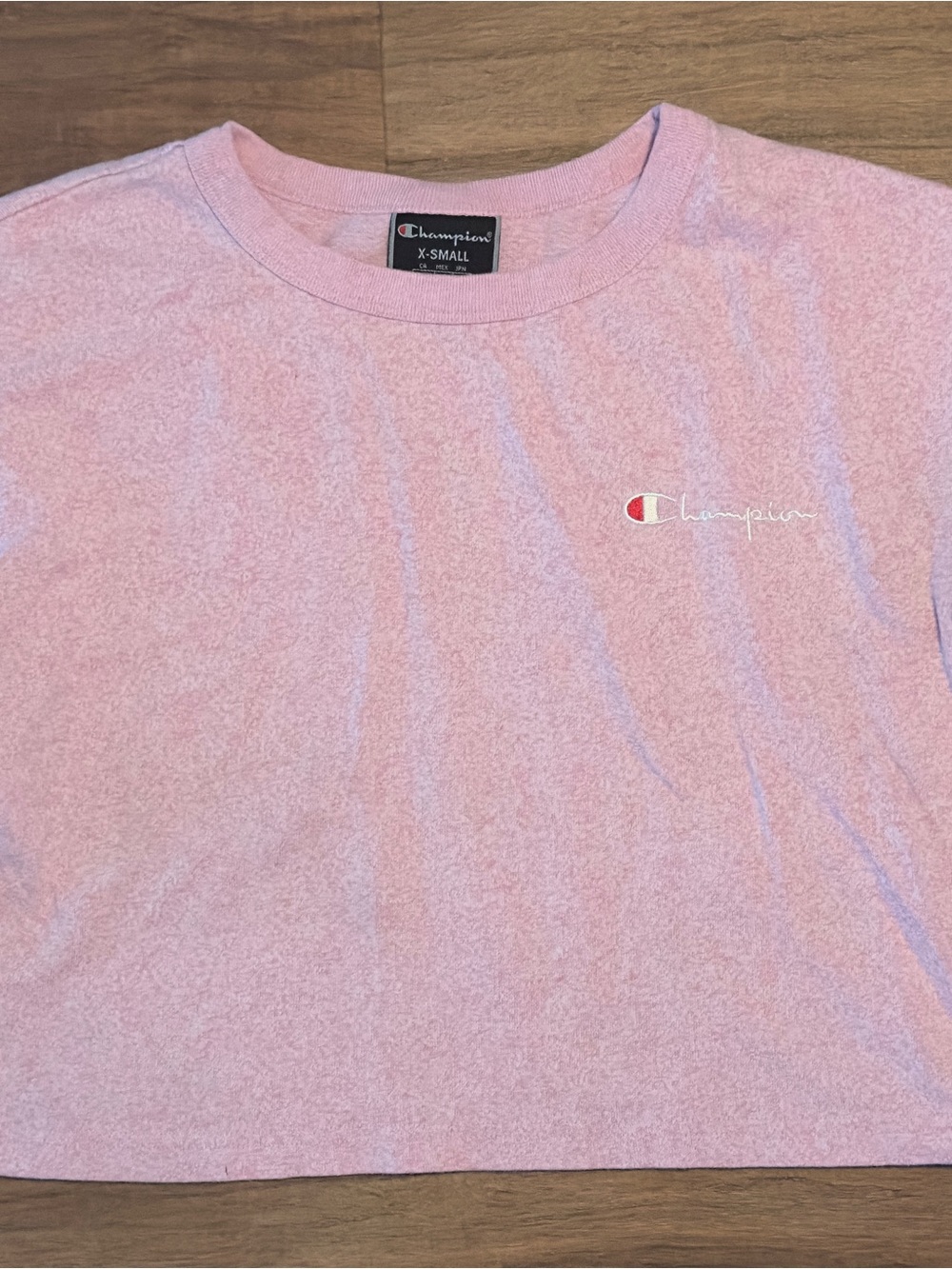 Women’s Champion Pink Crop Top T-Shirt